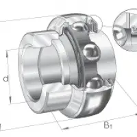 Закрепляемые подшипники GE..-KRR-B-2C