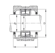 SNV120-F-L + 22213 + DH213