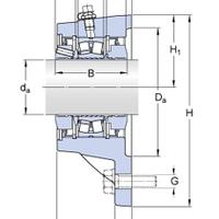 Фланцевые роликоподшипниковые узлы (SKF ConCentra, для метрических валов)
